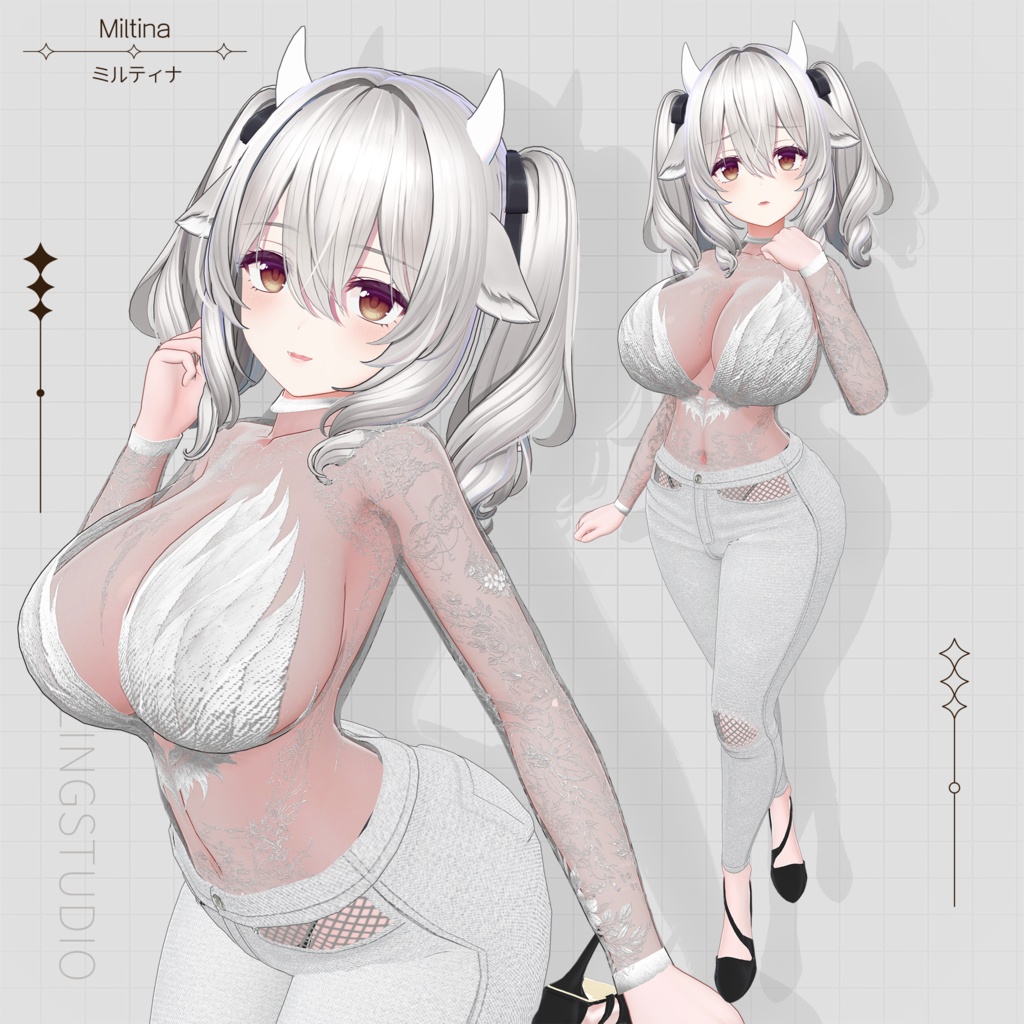 【9 アバター対応】 ⋆☾˖⁺‧₊ Moon Veil ₊‧⁺˖☽⋆