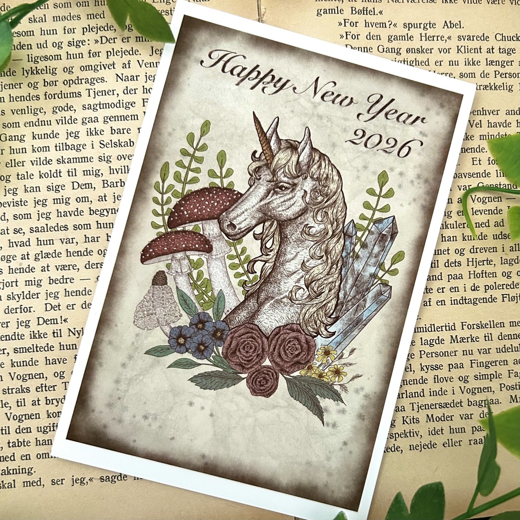 ユニコーン 年賀状 2026