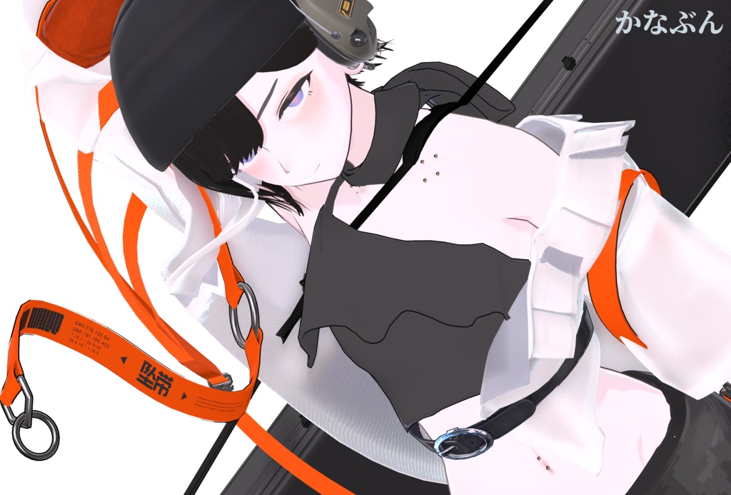 【3アバター対応】シンプルなボディーピアス