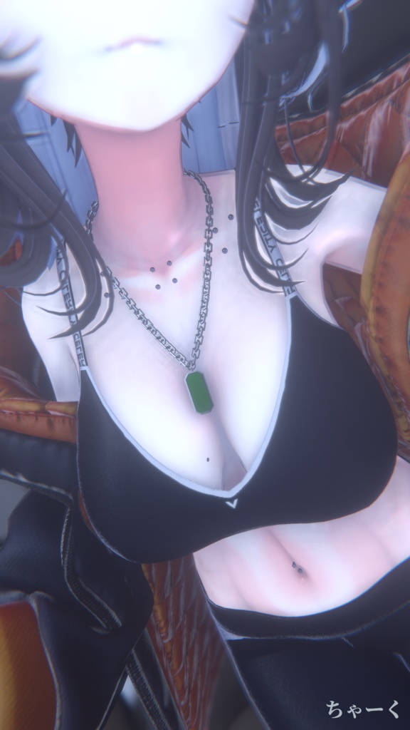 【3アバター対応】シンプルなボディーピアス