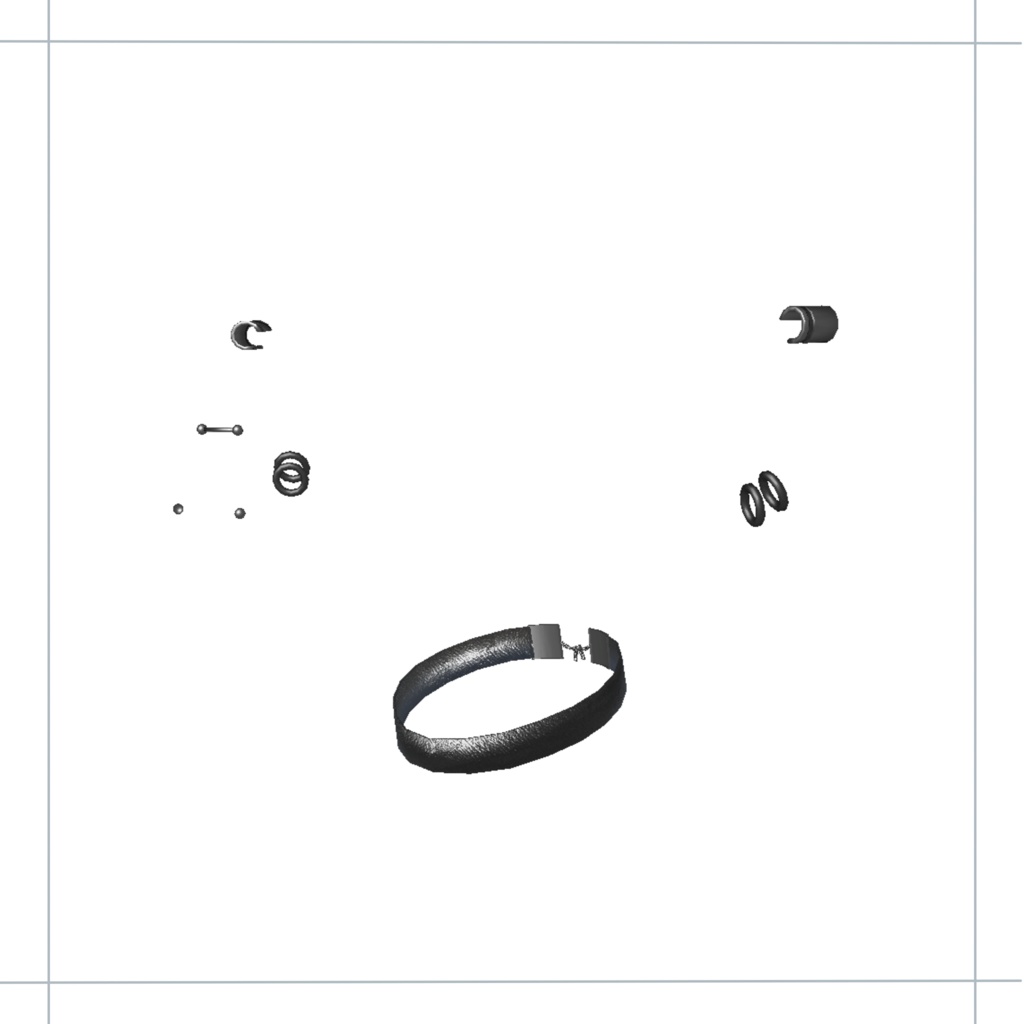 【Lapwing対応】マスク下げれるギミック付き&アクセサリーセット