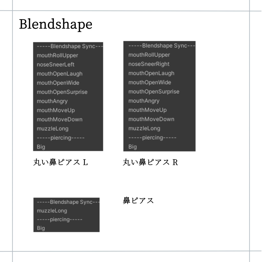 【Lapwing対応】マスク下げれるギミック付き&アクセサリーセット