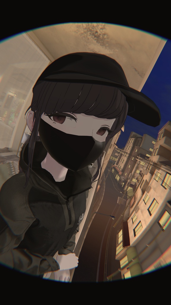 【Lapwing対応】マスク下げれるギミック付き&アクセサリーセット