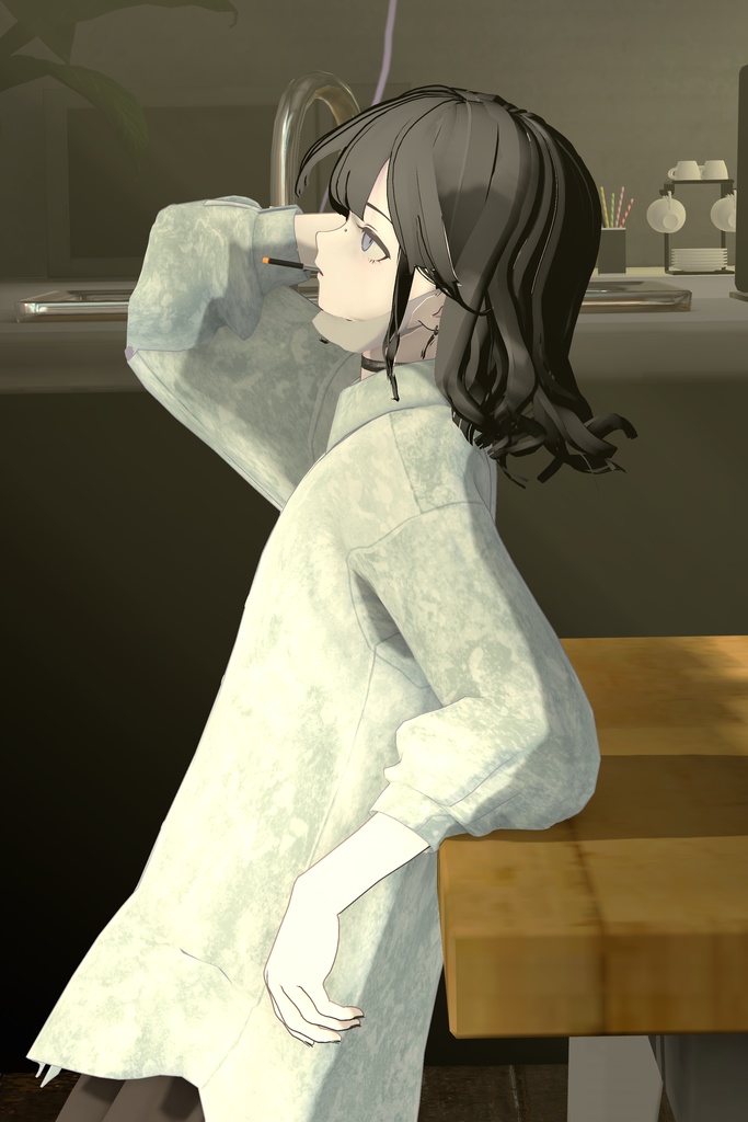 【Lapwing対応】マスク下げれるギミック付き&アクセサリーセット