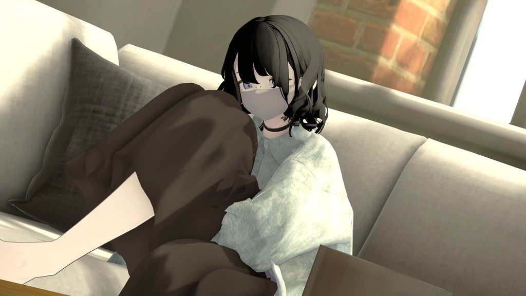 【Lapwing対応】マスク下げれるギミック付き&アクセサリーセット