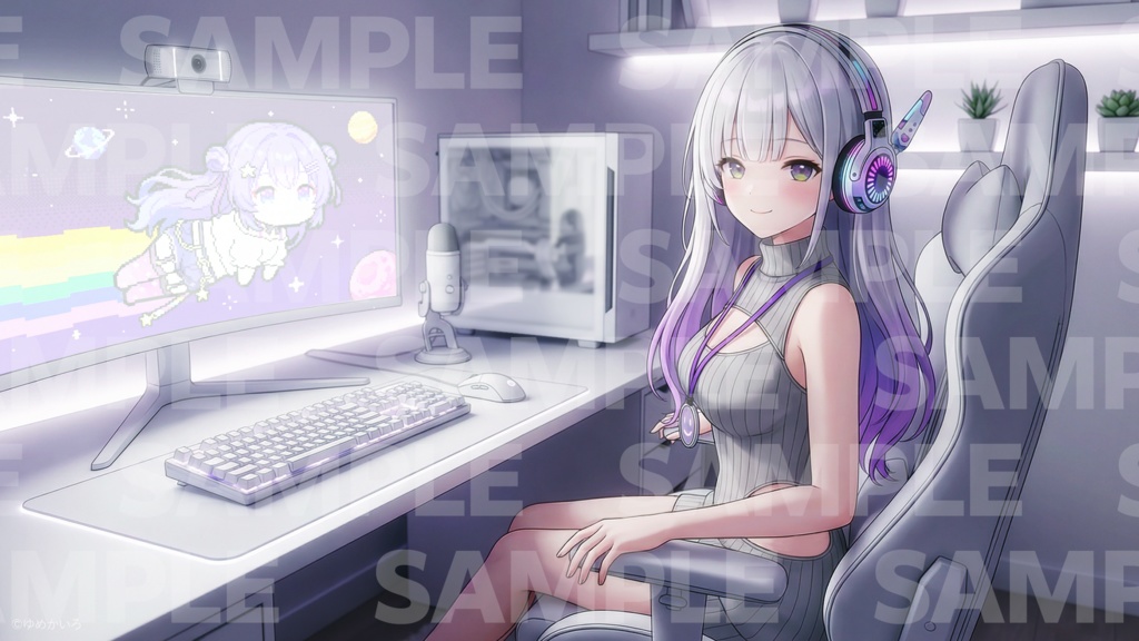 デビューボイス&壁紙セット【月窓ろみ】