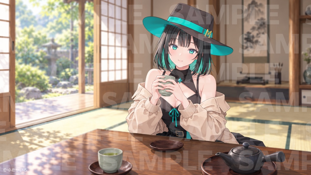 デビューボイス&壁紙セット【水墨まほろ】