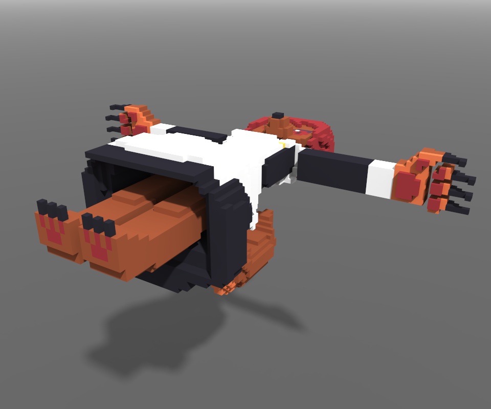 ネコメイド ケモノ度増し01 (voxデータのみver)