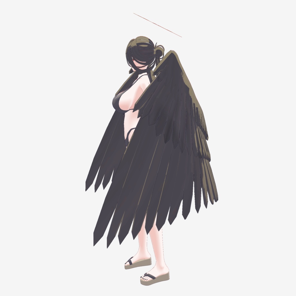 ブルーアーカイブ ハスミ(水着) VRChatアバター(二次創作)