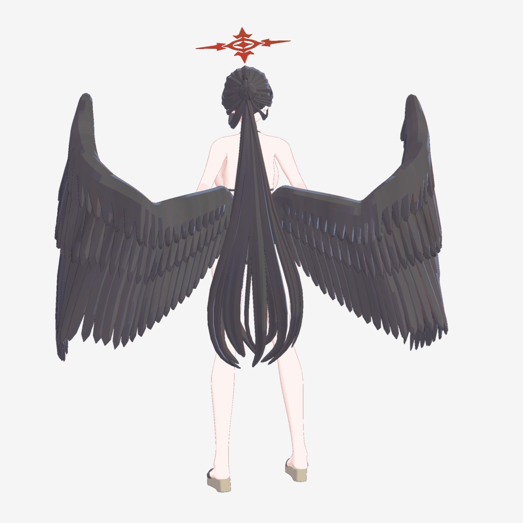 ブルーアーカイブ ハスミ(水着) VRChatアバター(二次創作)