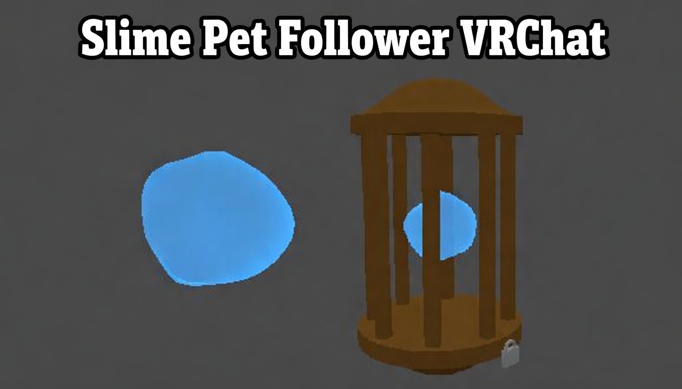 Vrchat Slime Particles Slime Pet Follower for VRChat Worlds - orane - BOOTH