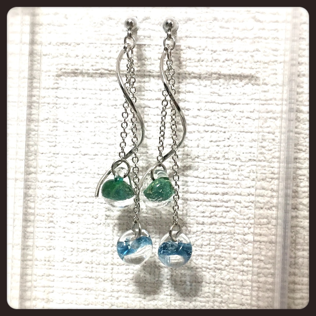 伏五イメージカラーピアス５(イヤリング変更可)