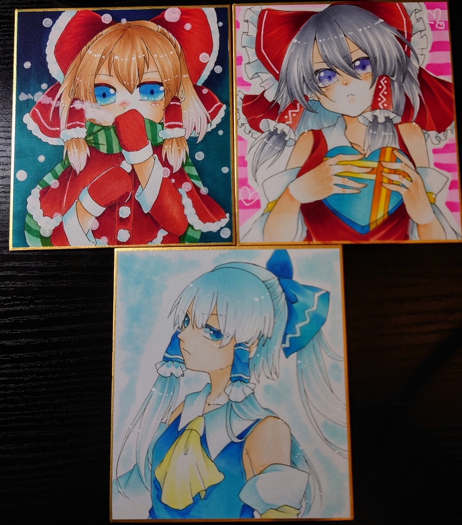 東方ミニ色紙 博麗霊夢 Mikiy Sbooth Booth