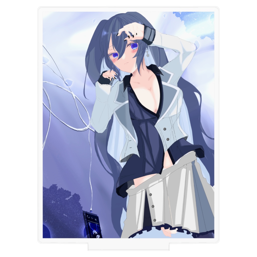 アクリルスタンド B【背景あり】100×100mm