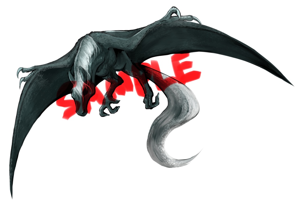 クトゥルフ神話TRPG用立ち絵シャンタク鳥