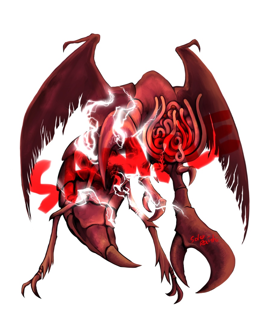 クトゥルフ神話TRPG用立ち絵ミ=ゴ