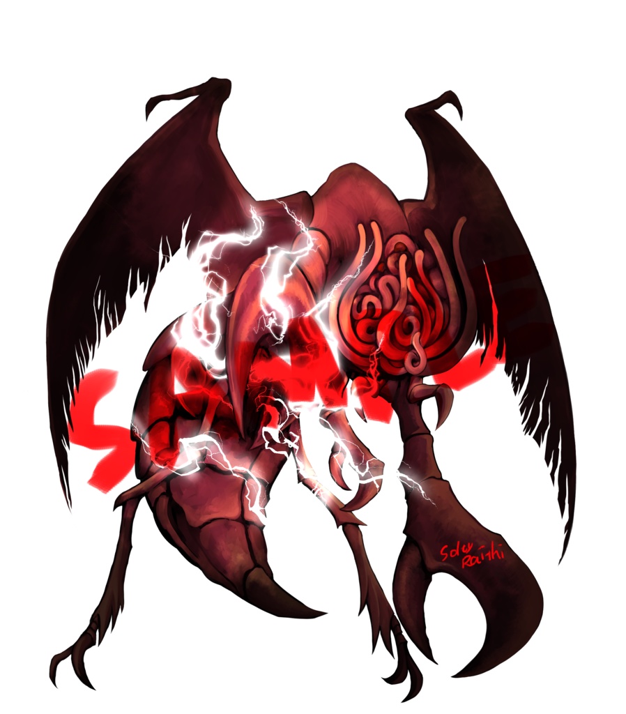 クトゥルフ神話TRPG用立ち絵ミ=ゴ