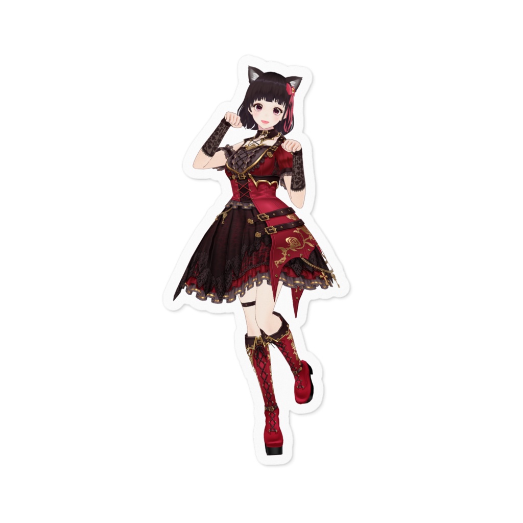 haru_haro Sticker White / ステッカー 白 #26
