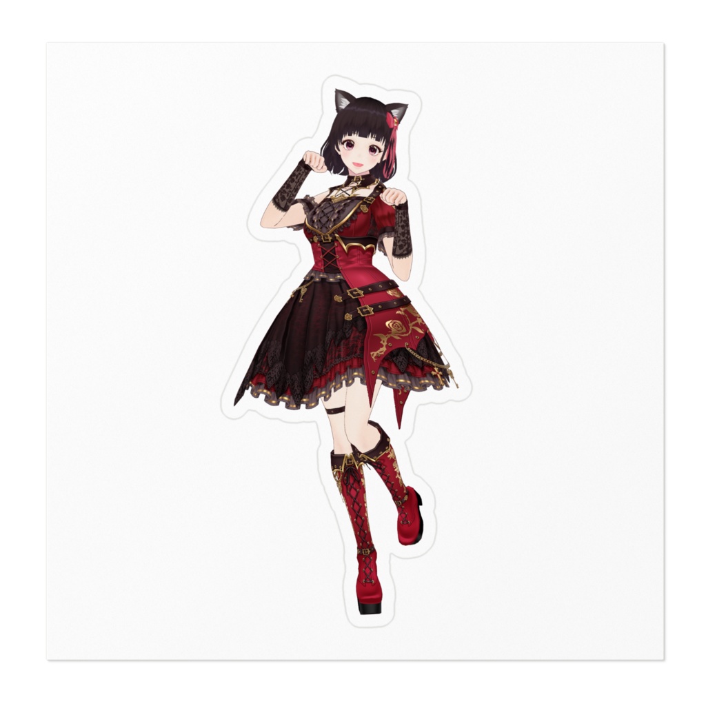 haru_haro Sticker White / ステッカー 白 #26