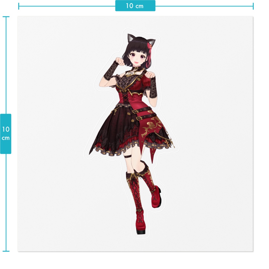 haru_haro Transparent sticker / ステッカー クリア #27