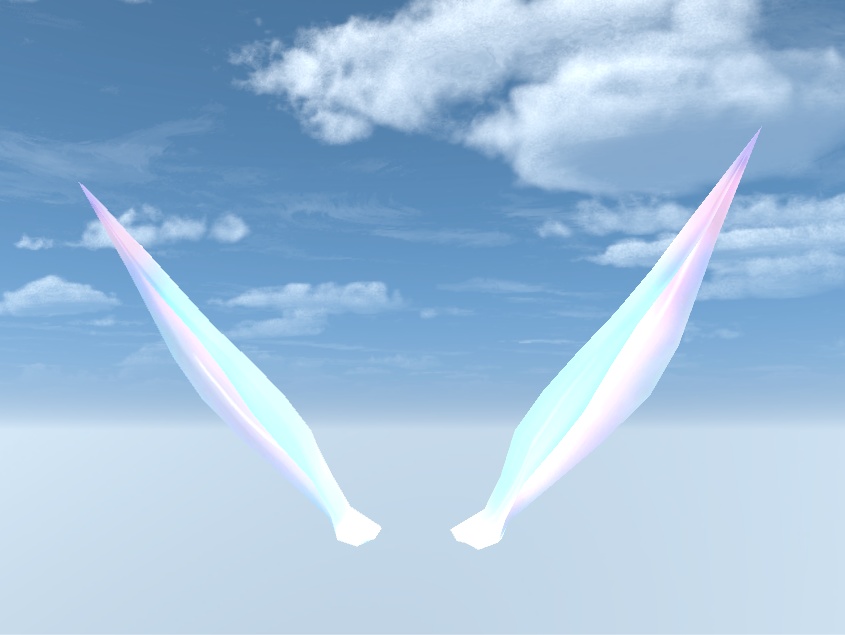 うさみみ!&折れみみverも!!459poly・ボーン入り(折れみみは481poly)