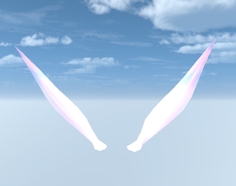 うさみみ!&折れみみverも!!459poly・ボーン入り(折れみみは481poly)