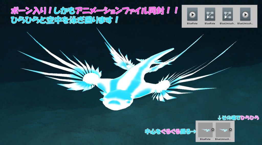 海に住む妖精!アオミノウミウシ!!