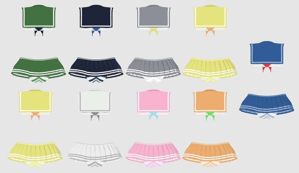 VRC用水着セット!!(現在製作中)