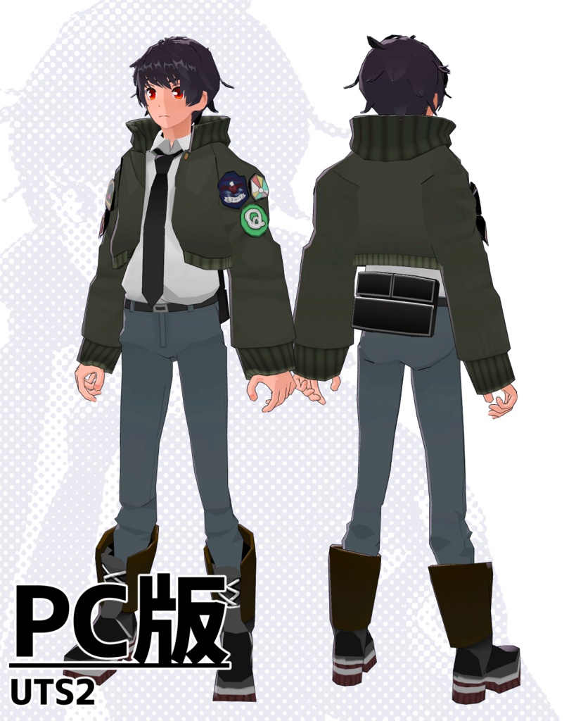 【オリジナル3Dモデル】-Ether-英輝Ver.3【VRC/VRM】