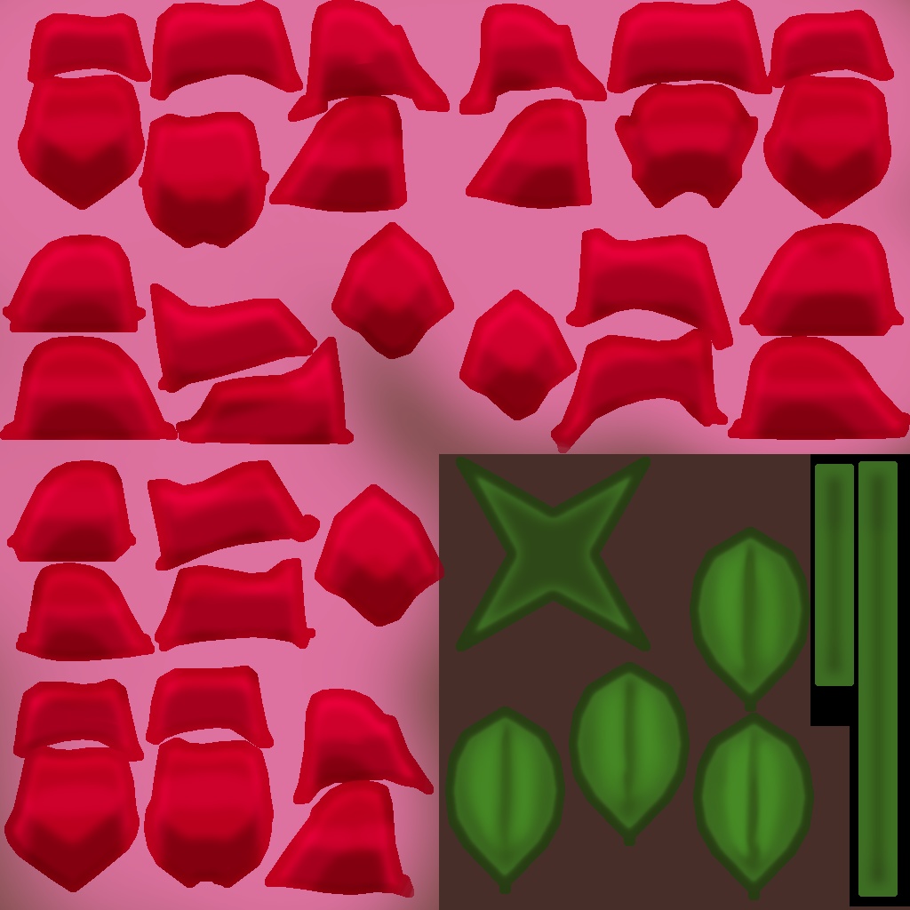 【無料】ぽめぷろっぷシリーズ いちりんのバラ