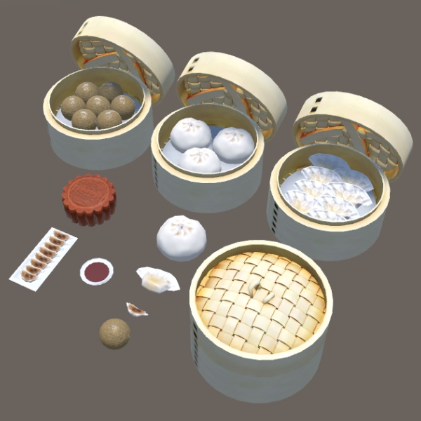 ぽめぷろっぷシリーズ まんぷく飲茶セット