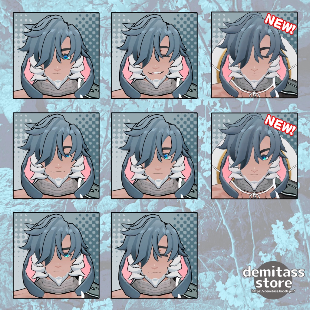 【オリジナル3D男性モデル】雲隠 雪綱【VRC】