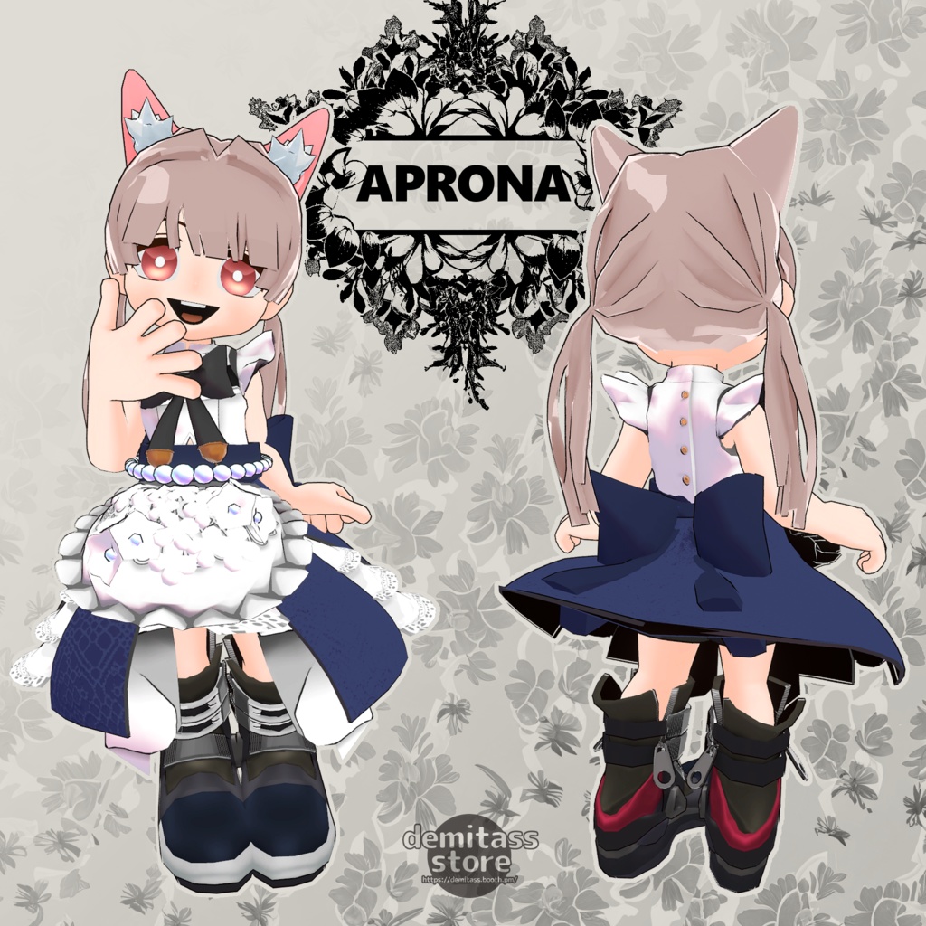 【MTBody】APRONA【VRChat想定アバター】