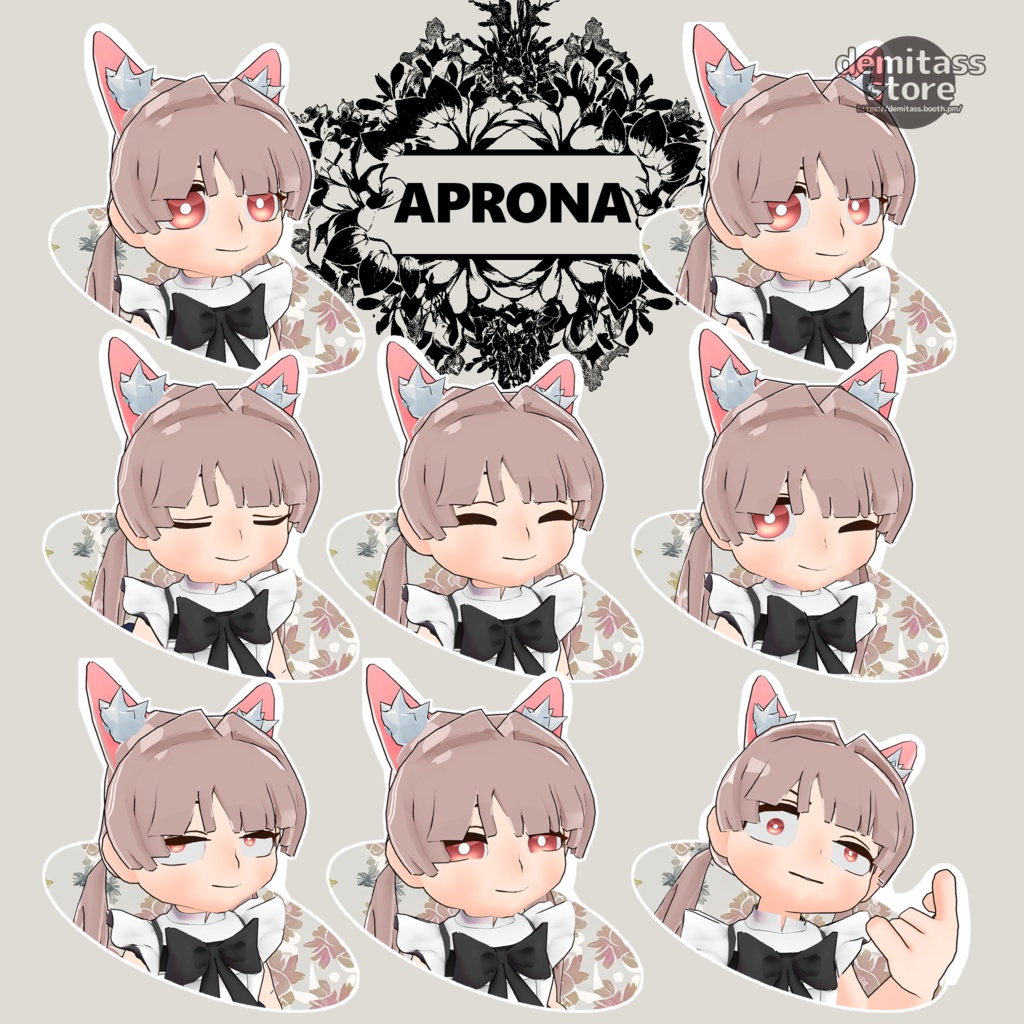 【MTBody】APRONA【VRChat想定アバター】