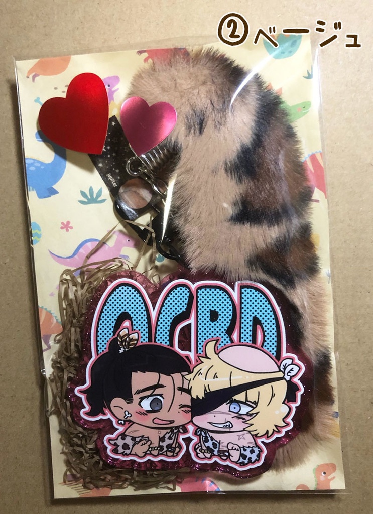 オクバデふわふわしっぽアクキー