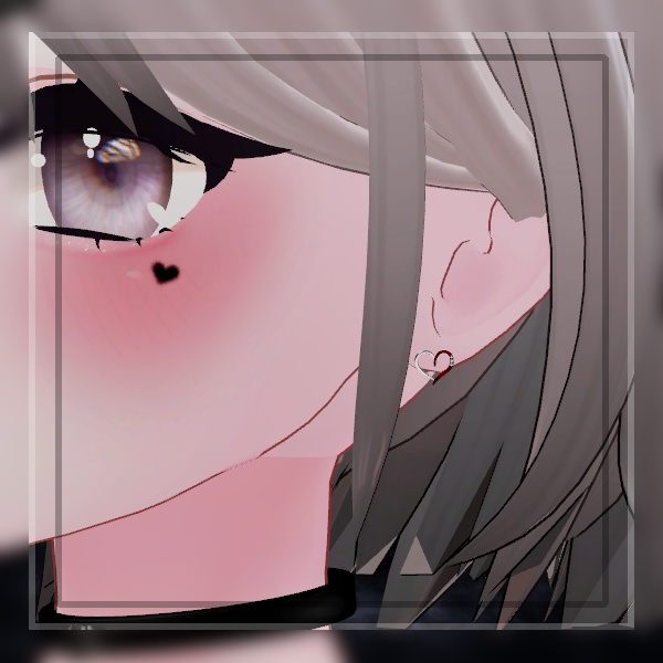 「 Heart earring v2 」 Free ❤