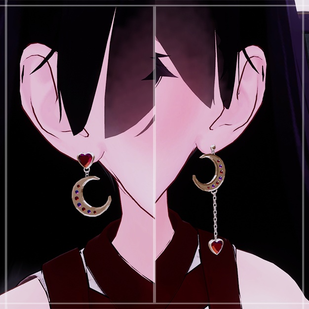 「 Moon & Heart 」 アクセサリー