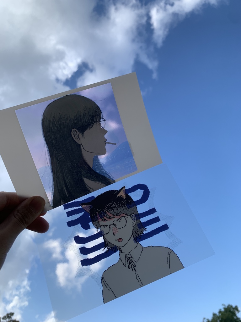 クリアポストカード 