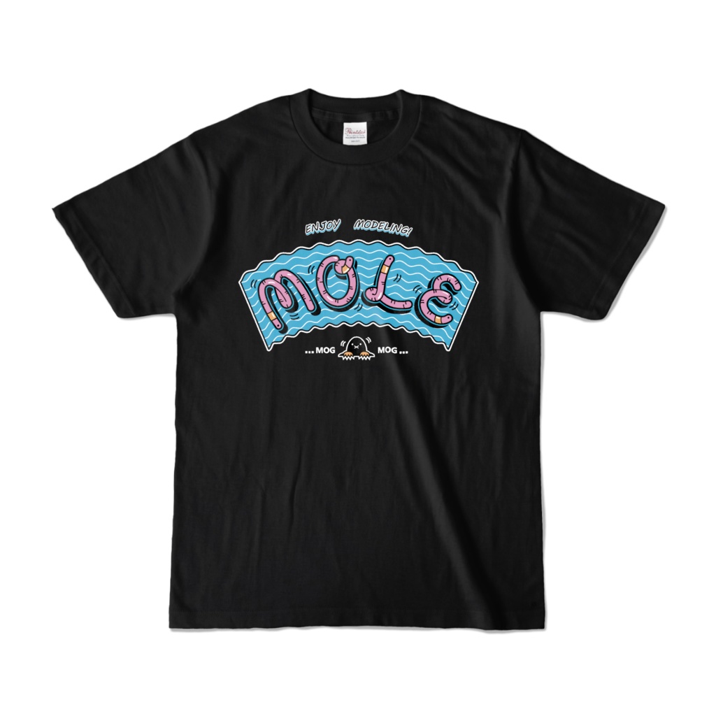 mole_ミミズ_black
