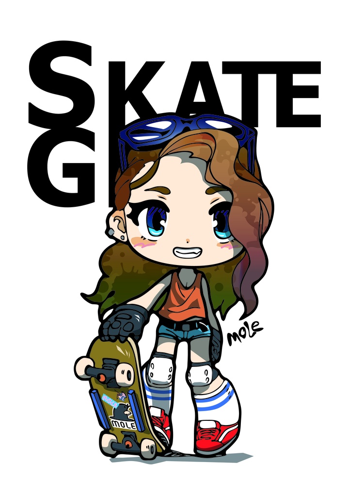 SKATE GIRL_ポップ