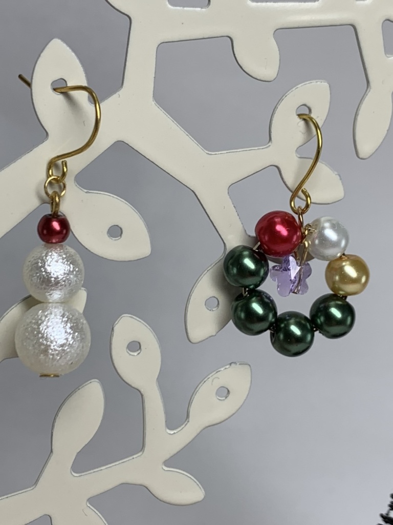 雪だるまとリース