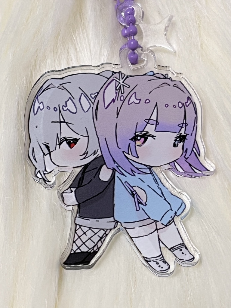 デフォルメアクリルキーホルダー