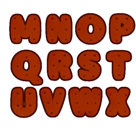 2月まで値下げ中!【バレンタイン向け素材】クッキー文字セット+チョコハート+ヘッダー背景