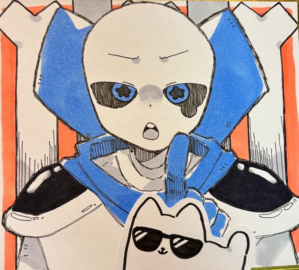 べりたや 色紙  13×13(cm)