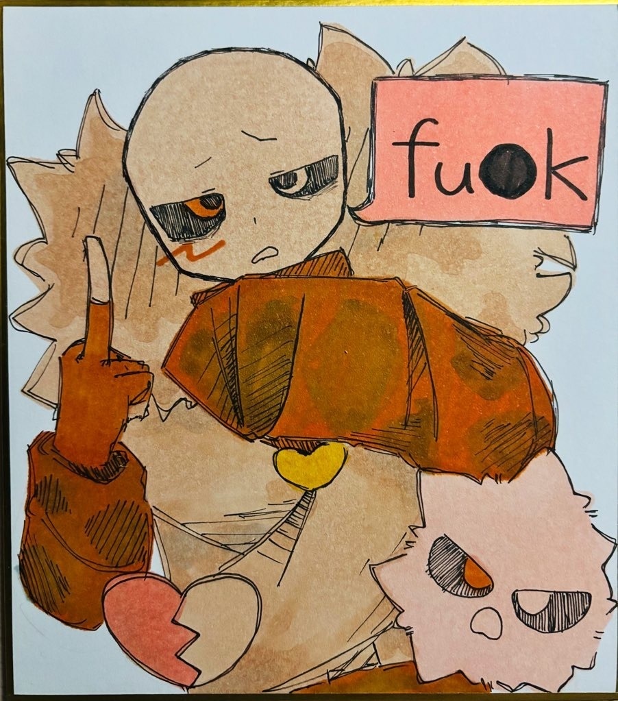 クロス 色紙 13×12(cm)