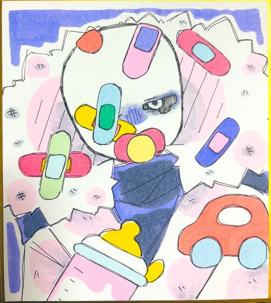 Cross色紙13×12(cm)