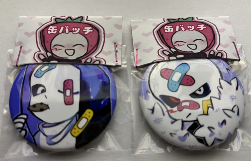 CrossとEPICの缶バッチ 18日21時〜