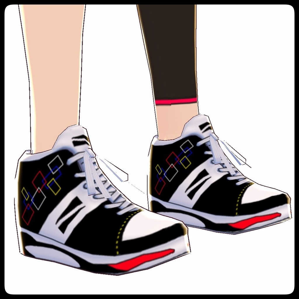 VRoid用テクスチャ【プリズムスニーカー】