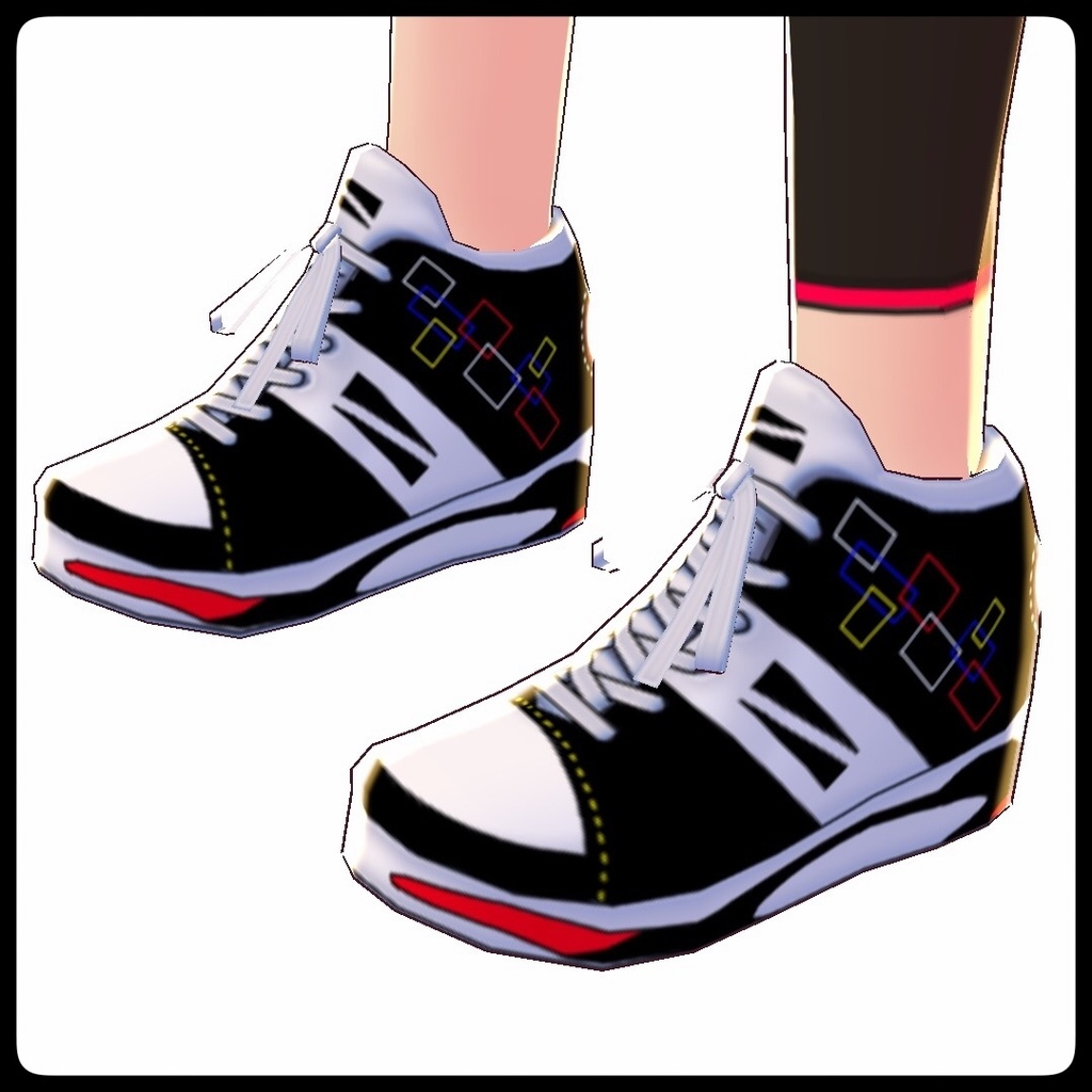 VRoid用テクスチャ【プリズムスニーカー】