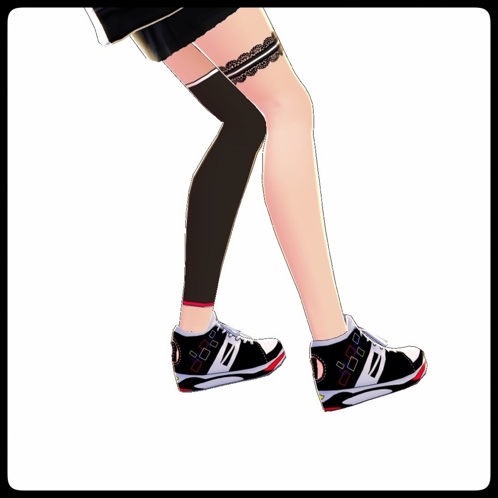 VRoid用テクスチャ【プリズムスニーカー】